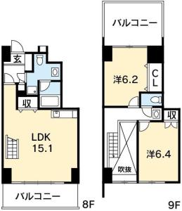 セルリアン・リヴ 808【間取図】 999999 (セルリアンリヴＧタイプ.JPG)