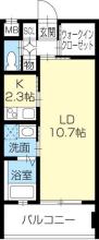 [賃貸物件]�cube-g west�詳細情報-間取り