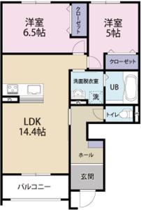 Elmy Garden A棟 103【間取図】 999999 (102 103 104.jpg)