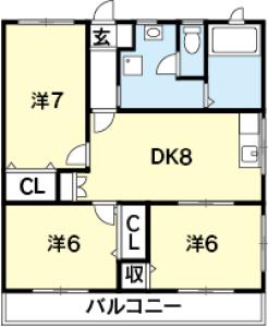 ラヴェニューモリⅡ 203【間取図】 999999 (ラベニューモリⅡ.jpg)