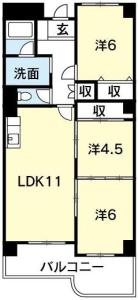 ガーデンハウス5 505【間取図】 999999 (ガーデンハウス5ﾘﾌｫｰﾑ.JPG)