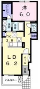 アルバ　カーサⅡ 101【間取図】 999999 (101-103-105.jpg)