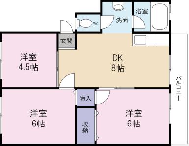 橋川マンション1 104【間取図】 999999 (橋川マンション　第1　104号室.jpg)