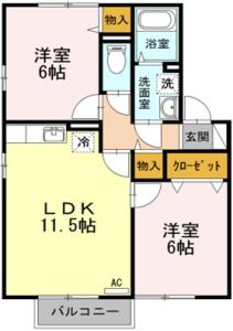 ディアコート B棟 202【間取図】 999999 (ディアコート.jpg)