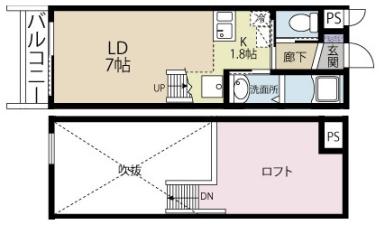 ロフトン 102【間取図】 999999 (ロフトン  102.jpg)