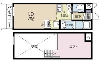 ロフトン 104【間取図】 999999 (ロフトン  104.jpg)