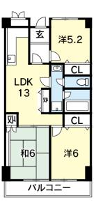 エスポアール石橋 103【間取図】 999999 (エスポワール石橋（反転）.jpg)