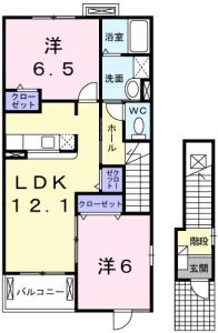 アンジェリカ　Ａ 203【間取図】 999999 (ma.jpg)
