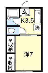 ユニヴァコートSAKO 201【間取図】 999999 (コーポ三木C.jpg)