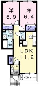 コンフォーティア徳大前 B 102【間取図】 999999 (102.jpg)