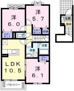 パーク アクシスオスト Ｂ 205【間取図】 999999 (023139302-02040-M[1].jpg)
