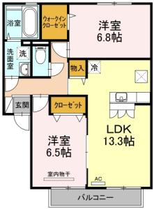 セジュール マホロ A棟 102【間取図】 999999 (MA-401003077-001-0A102-01_M[1].jpg)