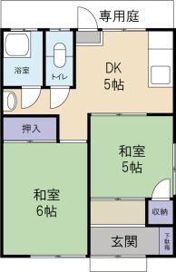 橋本アパート 1【間取図】 999999 (橋本アパート B.jpg)