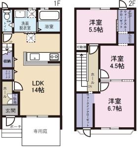 Forest One 103【間取図】 999999 (102.103.104.jpg)