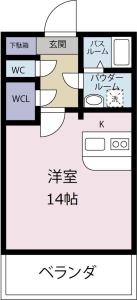 WILL GⅡ 102【間取図】 999999 (WILL　GⅡ2並び(反転).jpg)