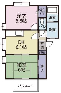 フォブール川内 202【間取図】 999999 (フォブール川内　102・302.jpg)