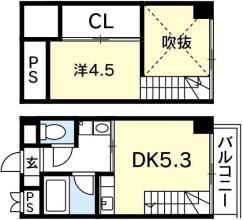 [賃貸物件]�グレイス東雲�詳細情報-間取り
