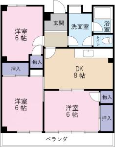 アクティ津田 302【間取図】 999999 (アクティ津田（302,304）.jpg)