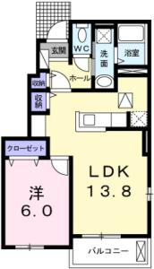 ルミエール住吉 101【間取図】 999999 (101.JPG)