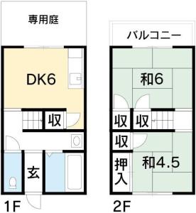 コーポトクナン 208【間取図】 999999 (コーポトクナン.JPG)