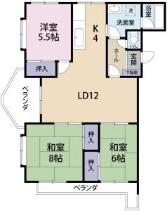 エルム城ノ内 101【間取図】 999999 (エルム城ノ内Ａ.jpg)