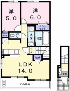 ボヌールメゾンB 201【間取図】 999999 (201.jpg)