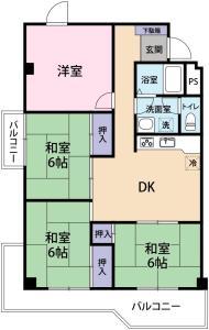 ベルグランド白亜 107【間取図】 999999 (ベルグランド白亜Atype.jpg)