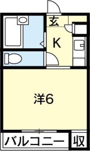 北條マンション 20B【間取図】 020101 (北條マンション_20B.jpg)