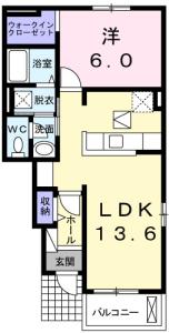 エルハーベン加茂宮Ｄ 103【間取図】 999999 (103.jpg)