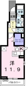 ＡＫＡＲＩ 101【間取図】 999999 (101.jpg)