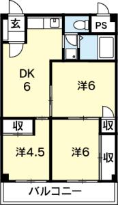 ラヴェニューモリ 202【間取図】 999999 (ラベニューモリB.jpg)