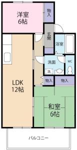 セジュール岩本 B棟 203【間取図】 999999 (B 203.jpg)