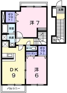サザン・ヴィアーレＢ 202【間取図】 999999 (B202.jpg)