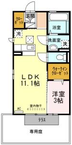 ルナ　ラパン　A棟 102【間取図】 999999 (A102.jpg)