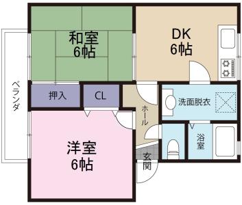 コーポサンシェール 202【間取図】 999999 (コーポサンシェール（反転）.jpg)
