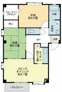 フォブール西須賀 201【間取図】 999999 (201.jpg)
