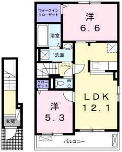クック鮎喰 206【間取図】 999999 (206.jpg)