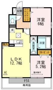 ホワイト　バード　B棟 101【間取図】 999999 (ホワイトバードB.jpg)