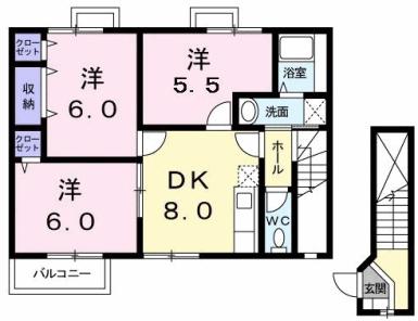ホワイトリバー　Ａ 202【間取図】 999999 (202.jpg)