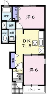 ヴィヴァーチェ　春日野　D 103【間取図】 999999 (103.jpg)