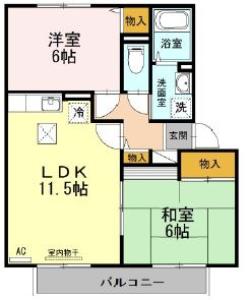 プラザ・ルミエール A棟 102【間取図】 020101 (102.JPG)