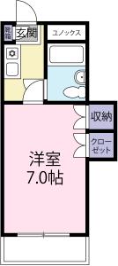 カレッジコーポ蔵本 406【間取図】 999999 (カレッジコーポ蔵本.jpg)