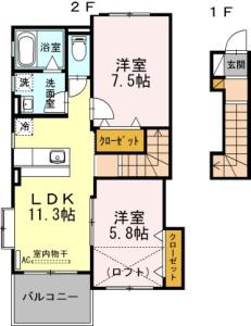 ハイツ曙Ⅲ 202【間取図】 999999 (202.jpg)