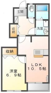 メルヴェーユ脇町 101【間取図】 999999 (101.jpg)