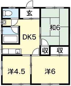ＭＩＫＩ ＨＯＵＳＥ 2F【間取図】 999999 (三木アパート.JPG)