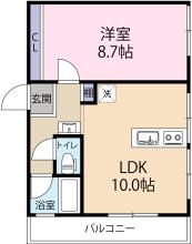 [賃貸物件]�YM Bldg�詳細情報-間取り