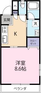 チェスターコート南佐古 101【間取図】 999999 (チェスターコート南佐古.jpg)