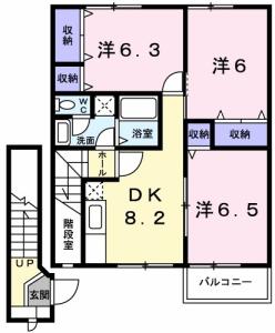 Ｖシャトー　アロースリーⅥ 203【間取図】 999999 (203.jpg)