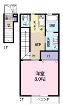 [賃貸物件] ECRAS B棟 詳細情報-間取り