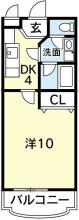 [賃貸物件]�サンテ・ヴィラ住吉弐番館�詳細情報-間取り